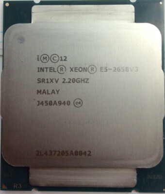 Xeon E5-2658v3 12C/24T 2.2GHz