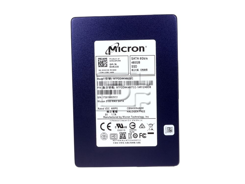 480GB SATA SSD Micron 5100