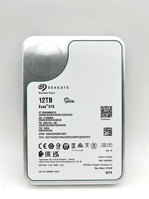 Seagate ST12000NM001G 3.5 SATA Server Hard Drive for NAS Storage