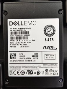 DELL PM1735 12.8T   MZWLR12THALA-00AD3  PCIe NVMe  U.2