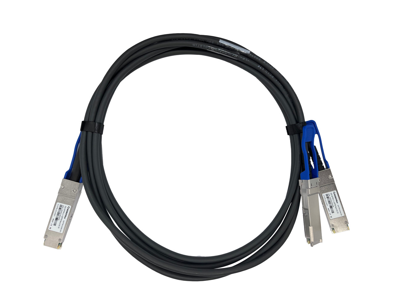 QSFP56 200G → 2×QSFP28 100G DAC. ~2М