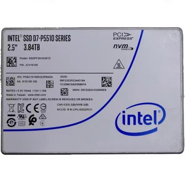 Intel D7-P5510 3.84TB